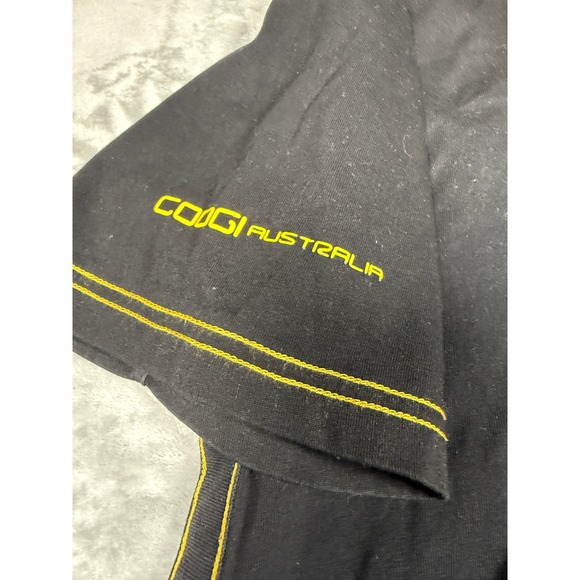 Vintage Coogi Australia Graphic‎ T-Shirt Embroidered Logo Accents Black Tee XXXL - Picture 4 of 11